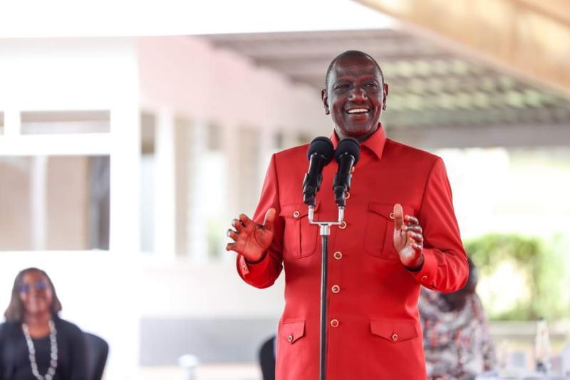 File image of President William Ruto at State House Nakuru.